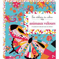 Animaux velours - boite avec accessoires