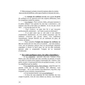 Avoir confiance en soi