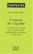 L'amour de l'égalité
