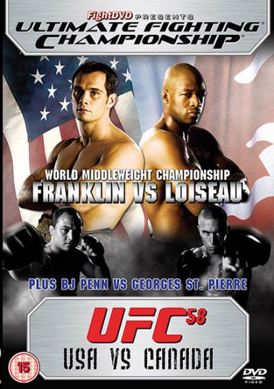 UFC 58 : USA vs Canada DVD