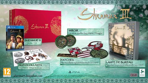 Pochette avant du jeu Shenmue III Edition Collector PS4