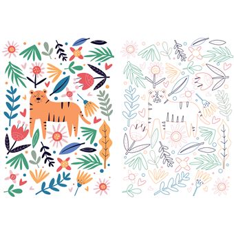 Mon beau cahier de coloriage : la nature