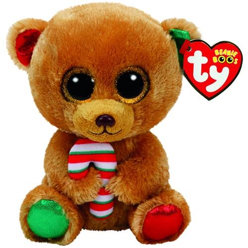 Peluche Bella l’Ours Brun Sucre d'orge Beanie Boo's Ty Small 15 cm