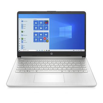 PC Portable HP Laptop 14s-dq3103nz 14” Intel Celeron 4 Go RAM 128 Go SSD Argent naturel