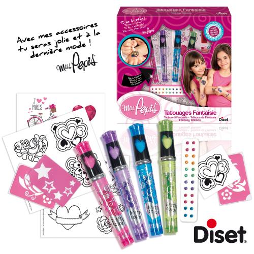 Tatouages fantaisie Miss Pepis Diset