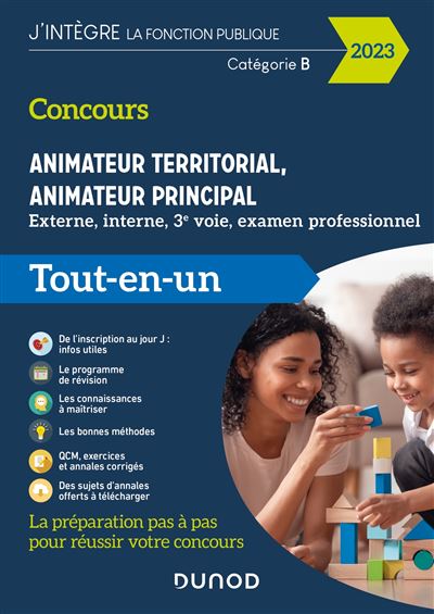 Concours Animateur territorial, Animateur territorial principal Concours 2019, Tout en un