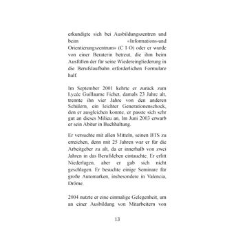 Der Geist über der Linie