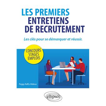 Les premiers entretiens de recrutement : les clés pour se démarquer et réussir. Concours, stages, emplois