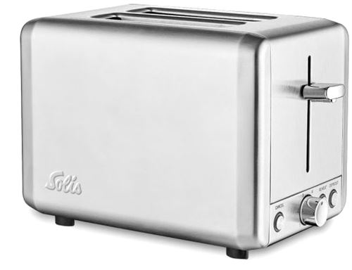 Solis Toaster Steel 8002 Grille-pain - acier inoxydable