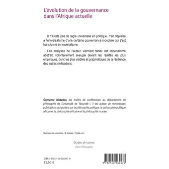 L'évolution de la gouvernance dans l'Afrique actuelle