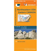 Carte Usa Canada Ouest Michelin 1 2400000 Broche Michelin Achat Livre Fnac