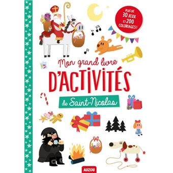 Mon grand livre d'activités de saint-nicolas
