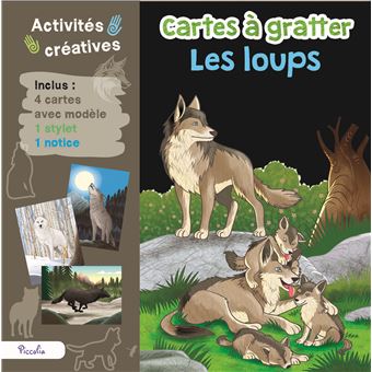 Les loups cartes gratter Mich le Bizzi Livre tous les livres