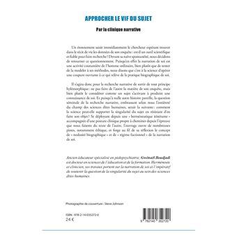 Approcher le vif du sujet