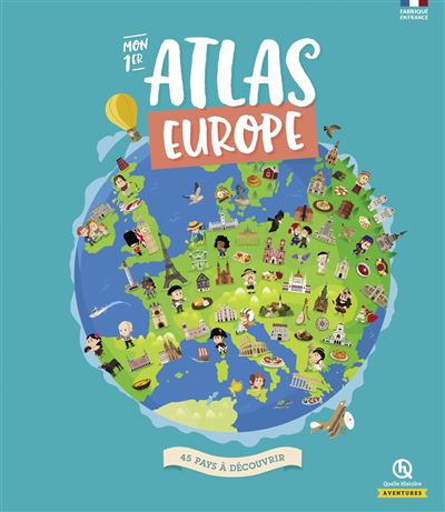 Mon 1er Atlas Europe -  Collectif - cartonné