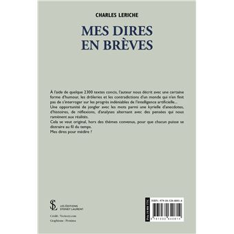 Mes dires en brèves