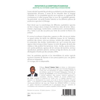 Initiation à la comptabilité agricole adaptée au système comptable OHADA révisé