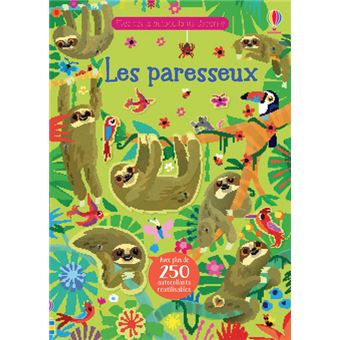Les paresseux - Mes petits autocollants Usborne