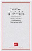 Cognition : l'individuel et l'universel