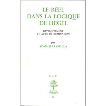 BAP n°41 - Le réel dans la logique de Hegel