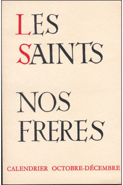 Les saints nos freres  voliv