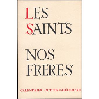 Les saints nos frères