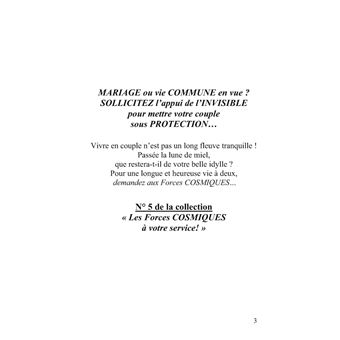 Mariage ou vie commune en vue ? Sollicitez l'appui de l'invisible pour mettre votre couple sous protection...