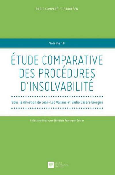 Étude comparative des différentes procédures d'insolvabilité -  Collectif - broché
