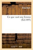 Ce que vaut une femme