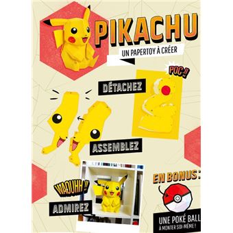 Pikachu - Un papertoy à créer