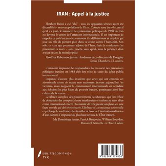Iran, appel à la justice