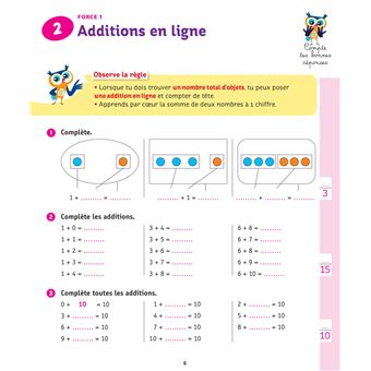 Mieux comprendre l'addition et la soustraction CP/CE1 6-8 ans