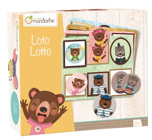 Jeu éducatif Loto, Portraits de famille Avenue Mandarine