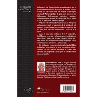 Les organisations de la société civile au Burkina Faso