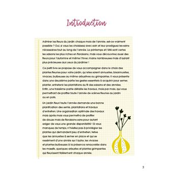 Mon cahier premier jardin fleuri mois par mois. Pour réussir ses fleurs toute l'année