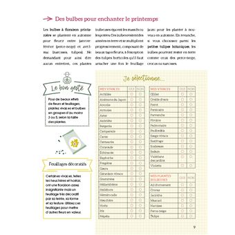Mon cahier premier jardin fleuri mois par mois. Pour réussir ses fleurs toute l'année
