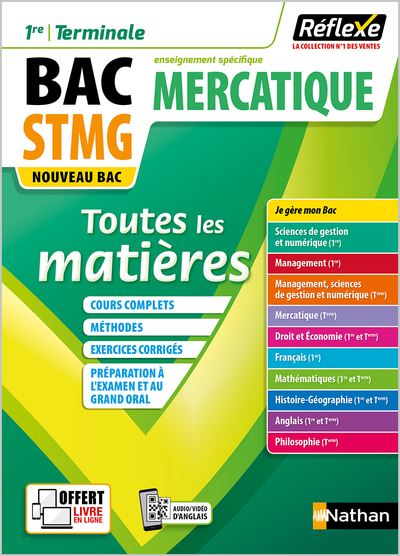 Mercatique - 1ère/Terminale STMG (Toutes les matières - Réflexe N°4) 2020