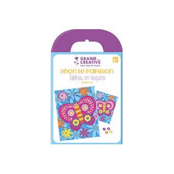 Kit Graine Créative tableau sequins papillon