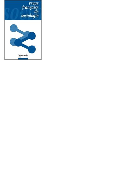 Revue française de sociologie 60-1, janvier-mars 2019 - Vari