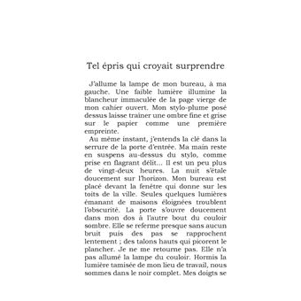 Tel épris qui croyait surprendre