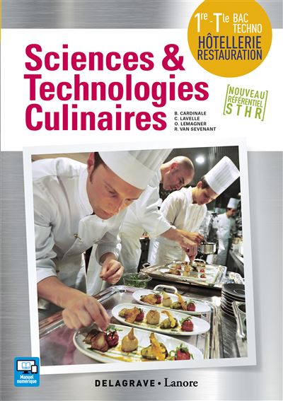 Sciences et technologies culinaires 1ère Term STHT