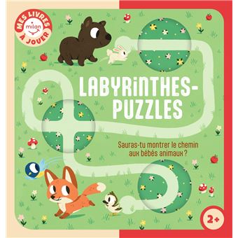 Labyrinthes-puzzles - Sauras-tu aider les bébés animaux ?