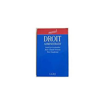 Droit administratif manuel André de Laubadère, JeanClaude Venezia