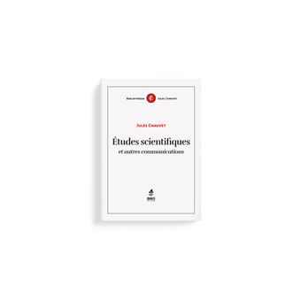 Etudes scientifiques et autres communications