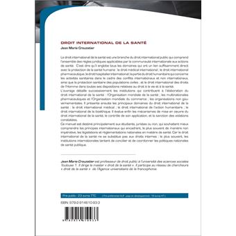 Droit international de la Santé