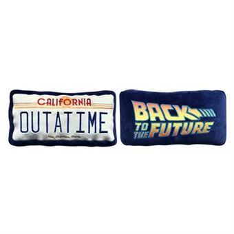 Coussin Retour Vers Le Futur Plaque California 40cm