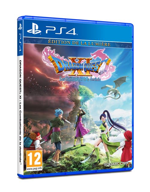 Pochette avant du jeu Dragon Quest XI - Edition de la Lumière PS4