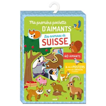 Ma Première Pochette d'Aimants Les animaux de la Suisse
