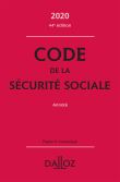 Code de la sécurité sociale 2020, annoté - 44e ed.