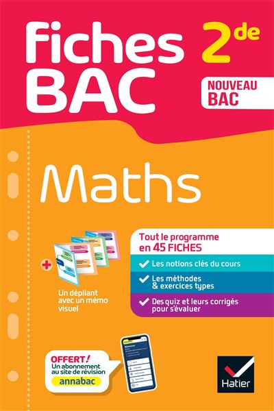 Fiches Bac Mathématiques 2nde